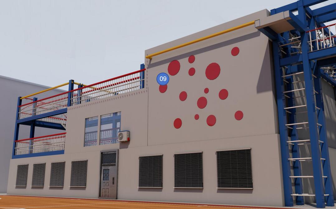 模擬火場逃生定點下降訓練設施 模擬火場逃生定點下降訓練設施